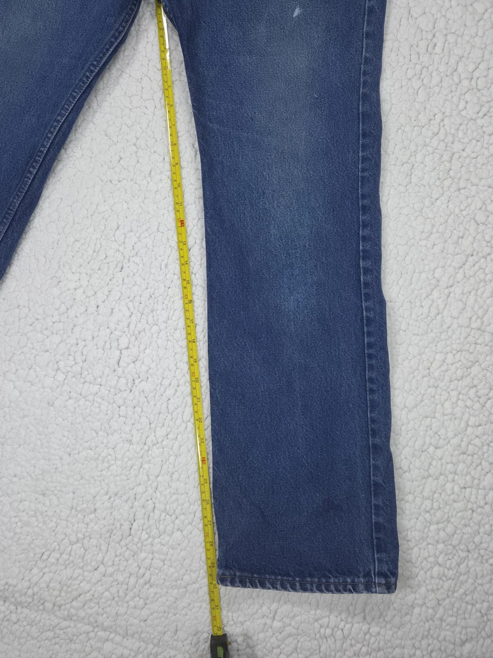 RARE / BLANK ORANGE TAG / 1970s / Levi's / Straight Leg Jeans / Size 34x30
